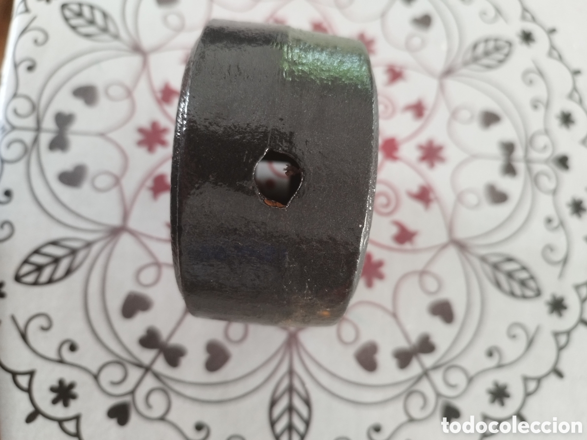 Antig&uuml;edades: CONTRAPESO PARA BASCULA di&aacute;metro 8 cm - Foto 3