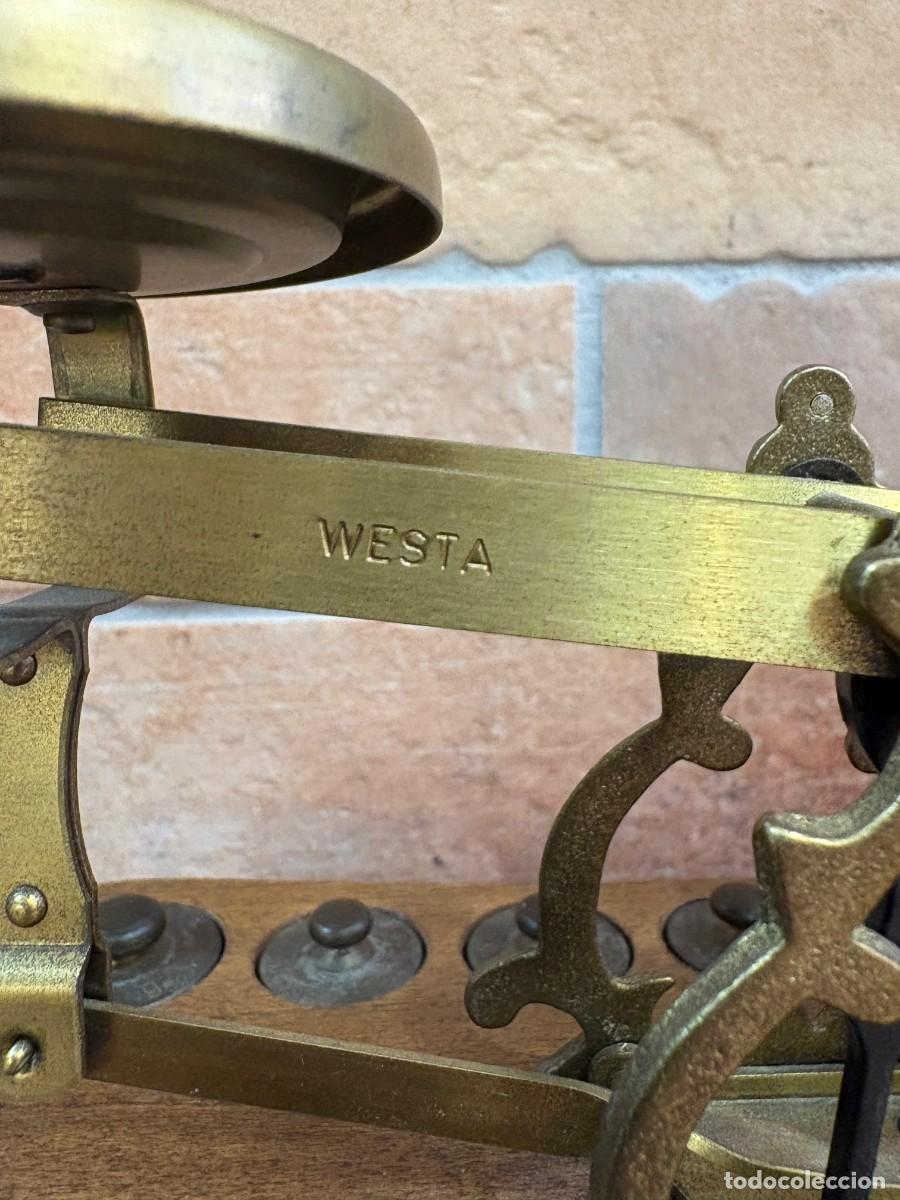 Antig&uuml;edades: Balanza Postal Vintage Westa - Foto 9