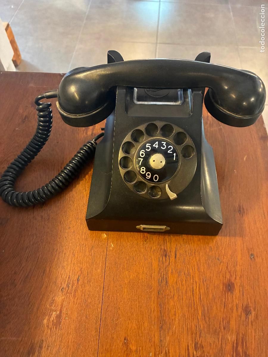 Tel&eacute;fonos: telefono antiguo Ericsson modelo DBH 1101 a&ntilde;os 30 baquelita negra bien conservado ver fotos
