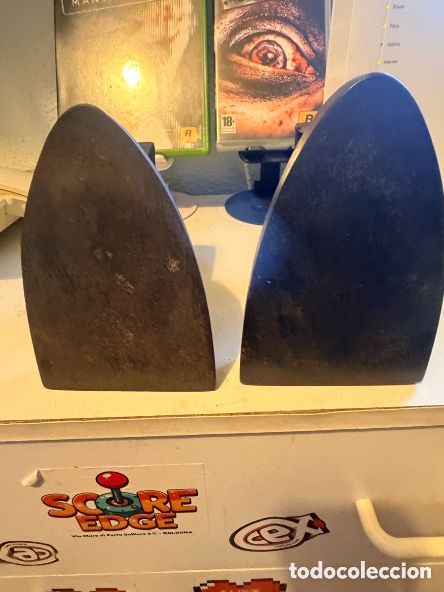 Antig&uuml;edades: Dos planchas antiguas de hierro fundido - Foto 3