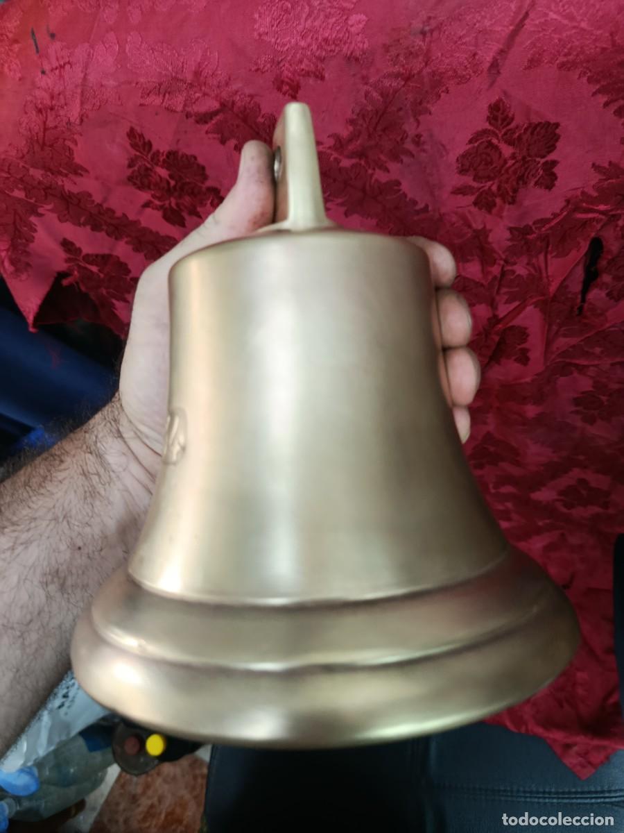 Antig&uuml;edades: Campana antigua de bronce. - Foto 2