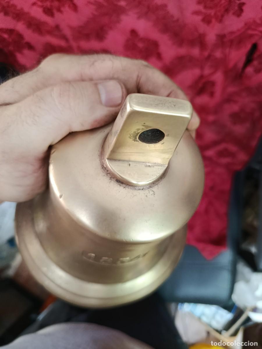 Antig&uuml;edades: Campana antigua de bronce. - Foto 3