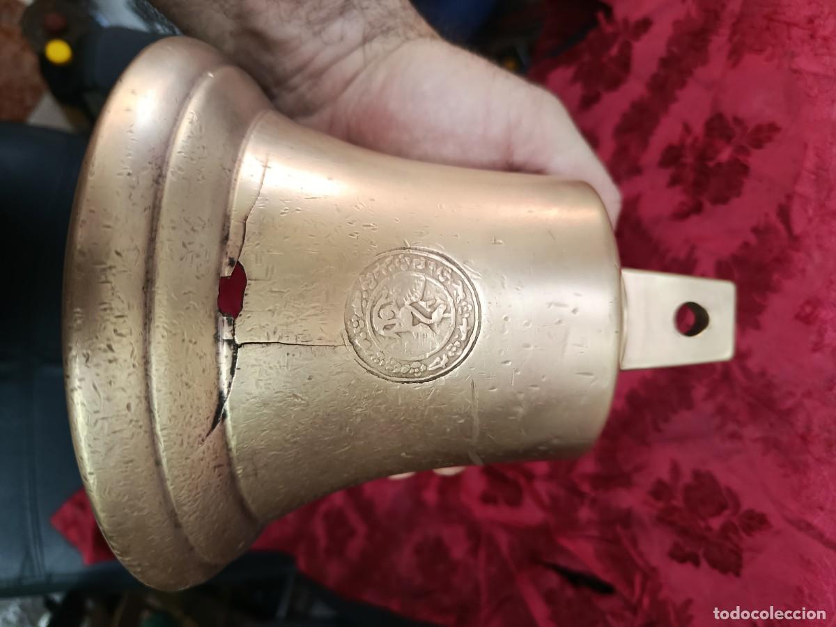 Antig&uuml;edades: Campana antigua de bronce. - Foto 7