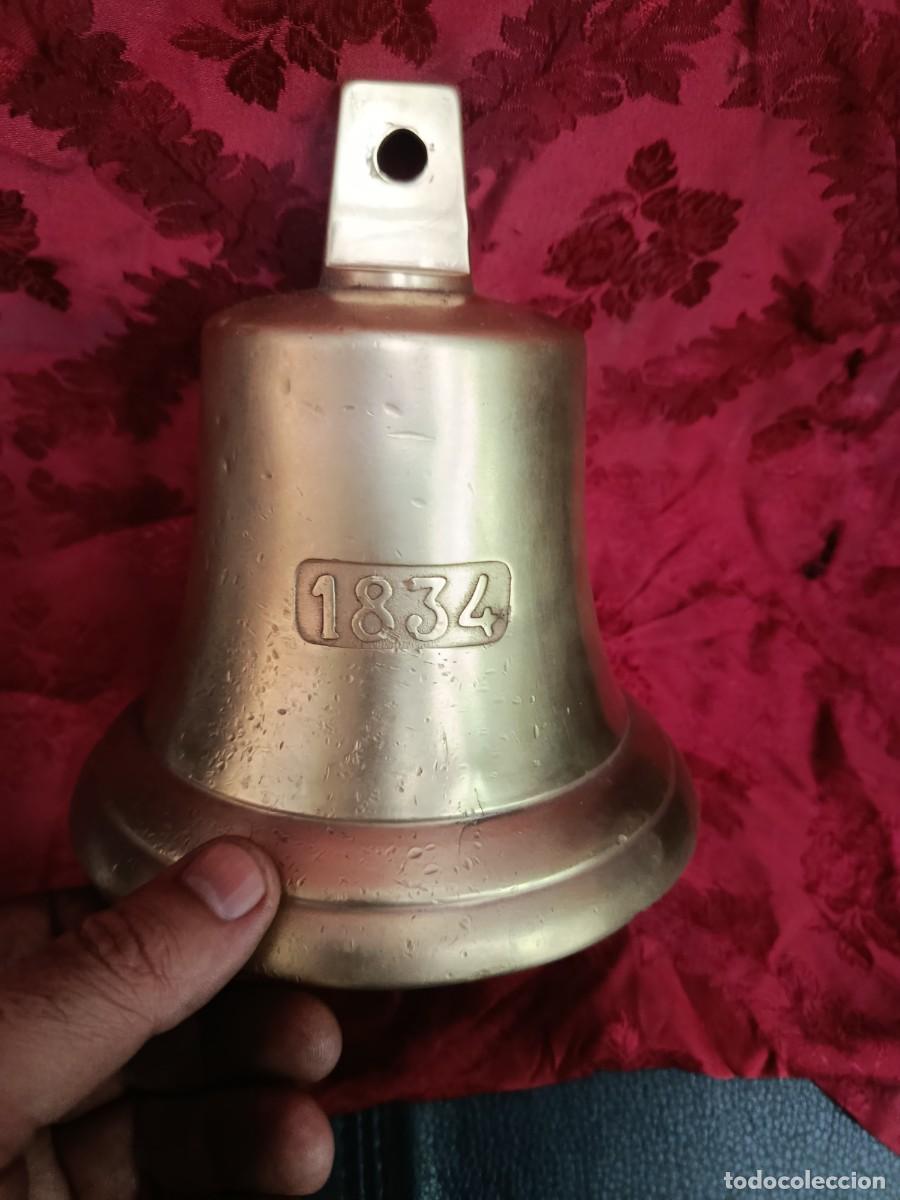 Antig&uuml;edades: Campana antigua de bronce. - Foto 10