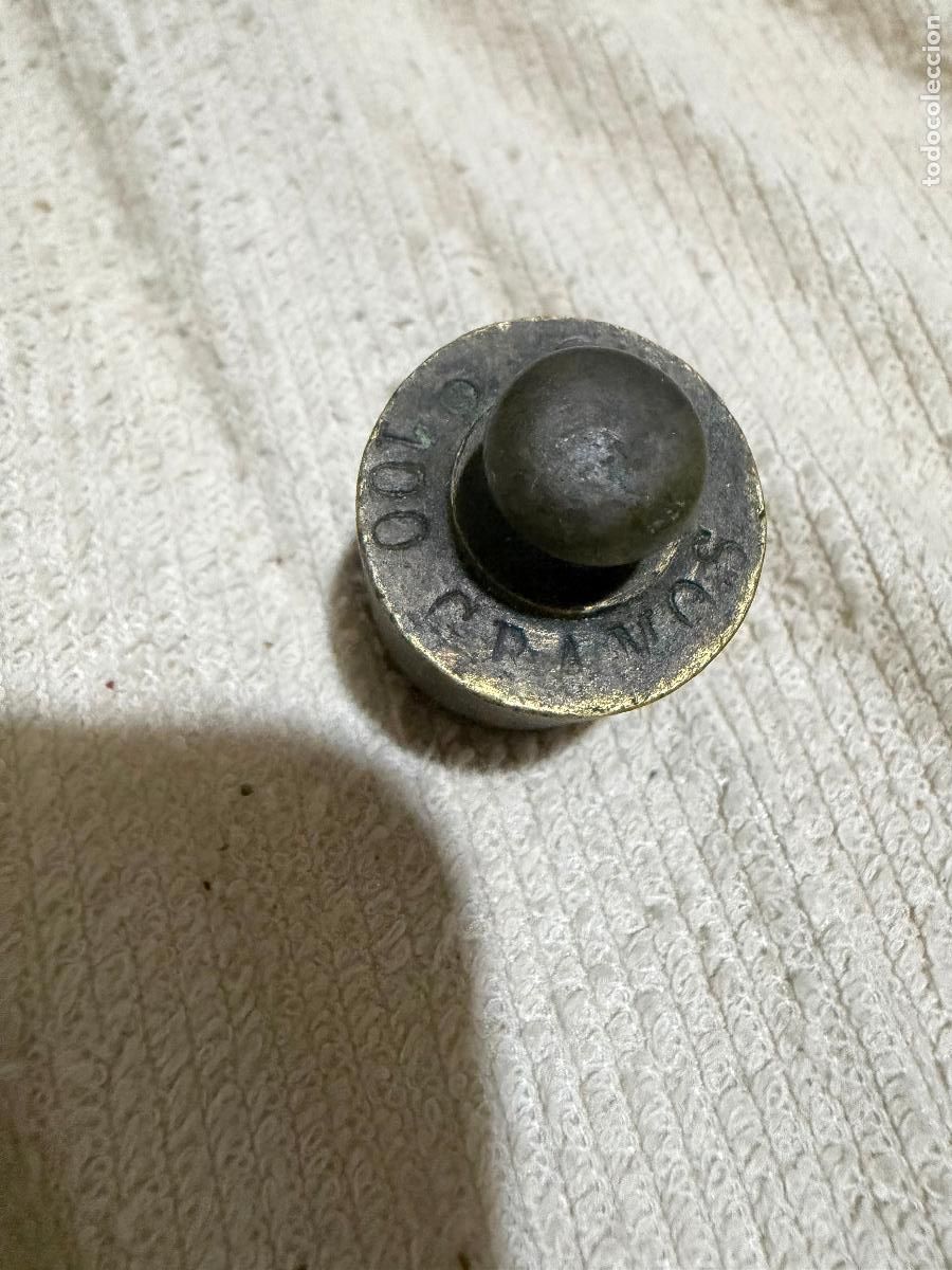 Antig&uuml;edades: Pesa ponderal 100 gramos - Foto 2