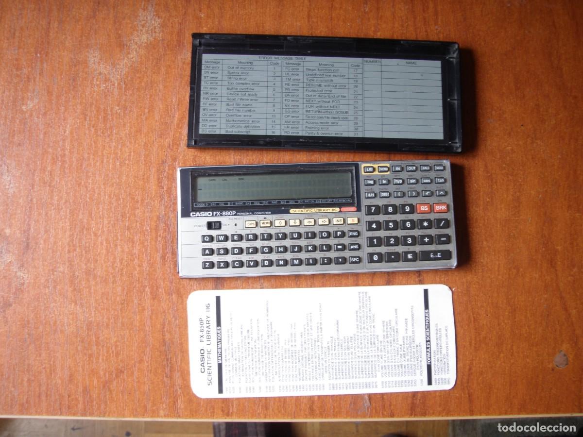 Antig&uuml;edades: CASIO FX880P FX-880P FUNCIONANDO