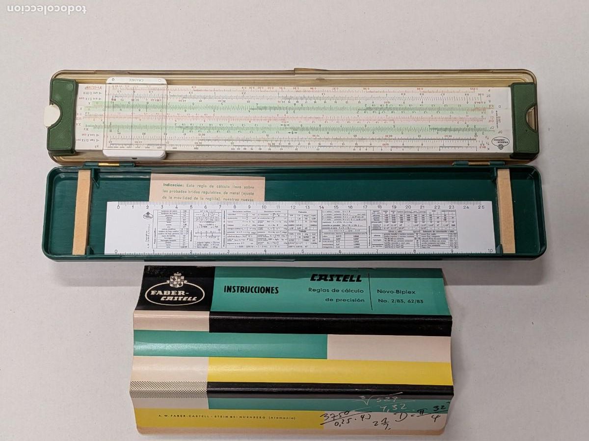 Antig&uuml;edades: Faber- Castell Novo - Biplex 2/83 - Regla de C&aacute;lculo