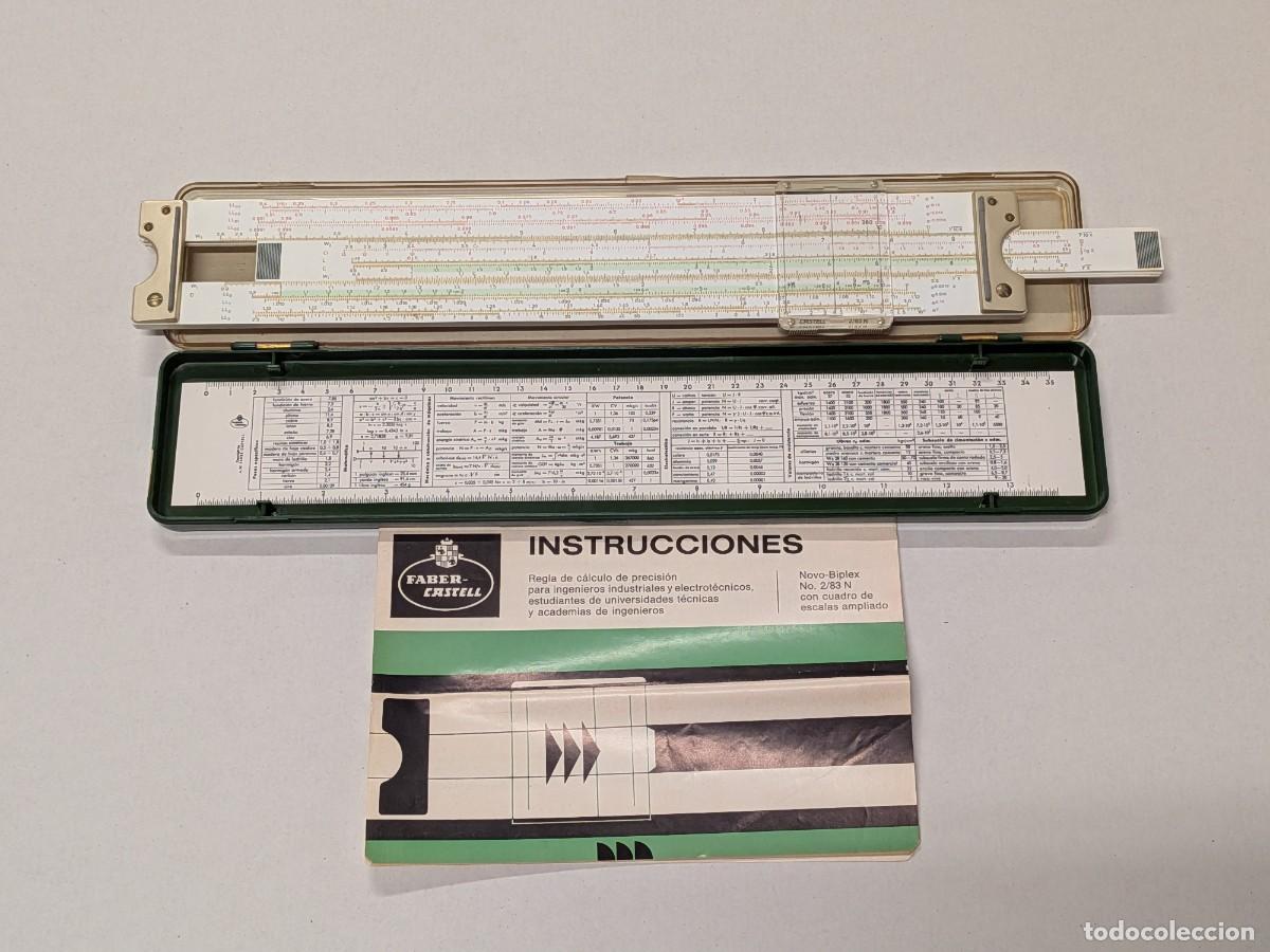 Antig&uuml;edades: FABER - CASTELL NOVO - BIPLEX 2/83N - Regla de C&aacute;lculo