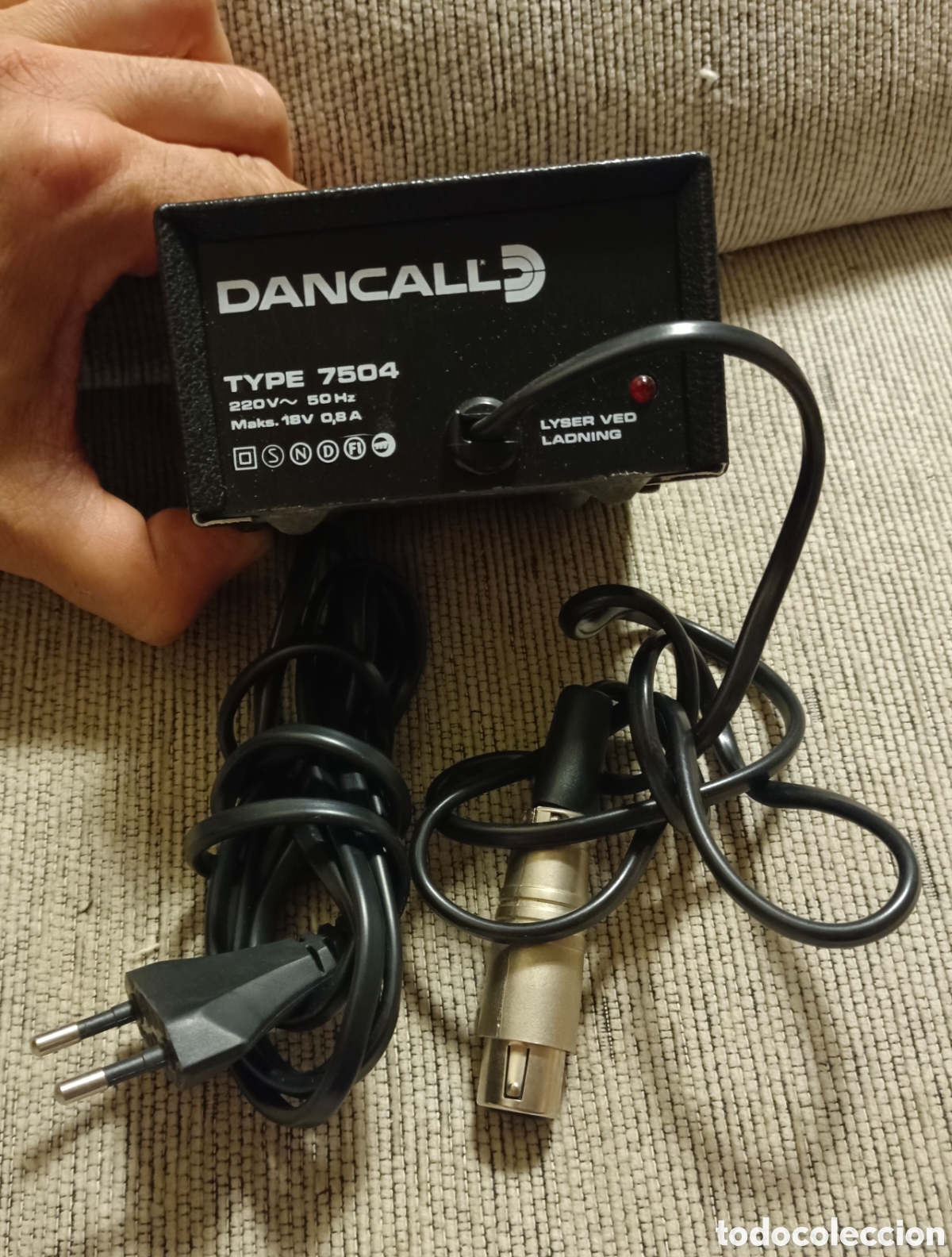 Tel&eacute;fonos: Antiguo cargador, fuente alimentacion telefono movil dancall 18v