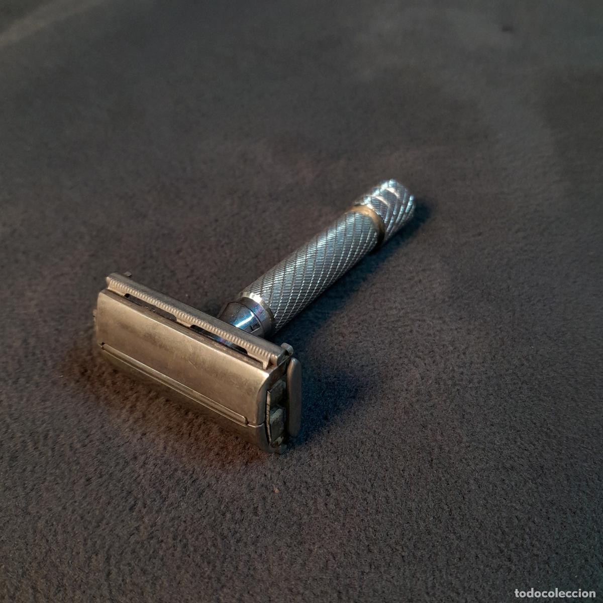 Antig&uuml;edades: MAQUINILLA DE AFEITAR CL&Aacute;SICA GILLETTE SITEMA TTO. PAT. 430.040. 1940 CA.