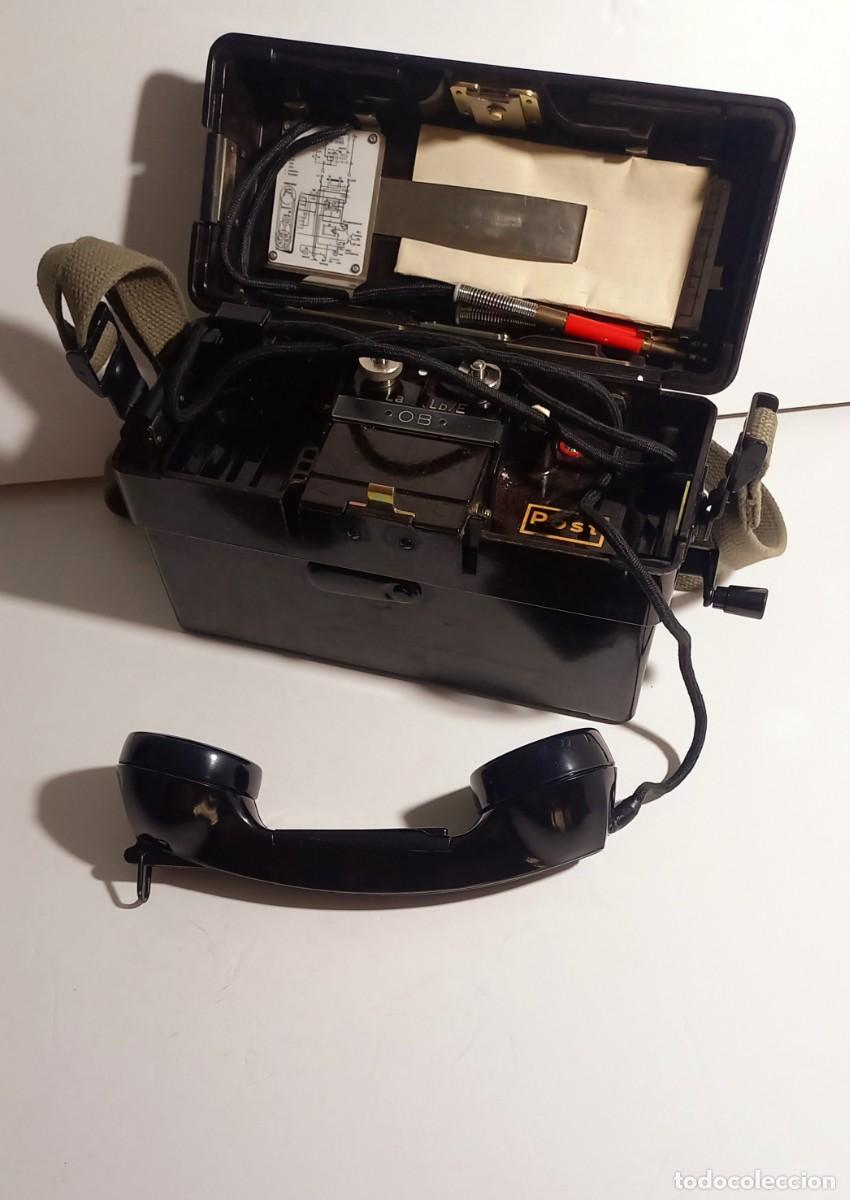 Tel&eacute;fonos: DECORATIVO RADIO PORTATIL TELEFONO CAMPA&Ntilde;A EJERCITO A&Ntilde;OS 60&acute;S MUY RARO Y VINTAGE