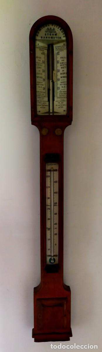 Antig&uuml;edades: STORM BAROMETER mercurio ingles 1860