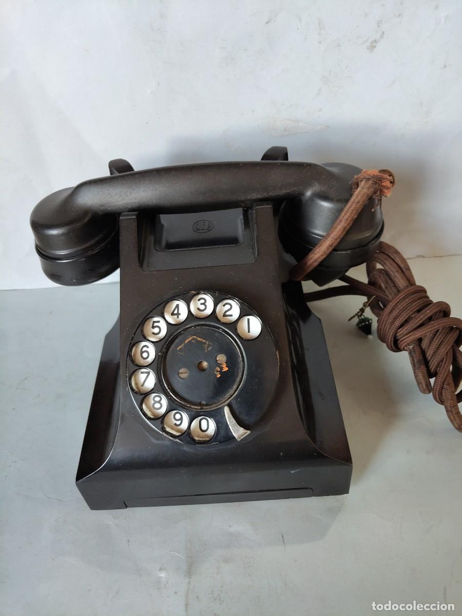 Tel&eacute;fonos: Antiguo tel&eacute;fono de baquelita a&ntilde;os 60 Portugal