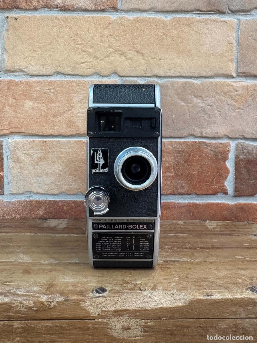Antig&uuml;edades: C&aacute;mara de cine antigua Paillard-Bolex de 8 mm