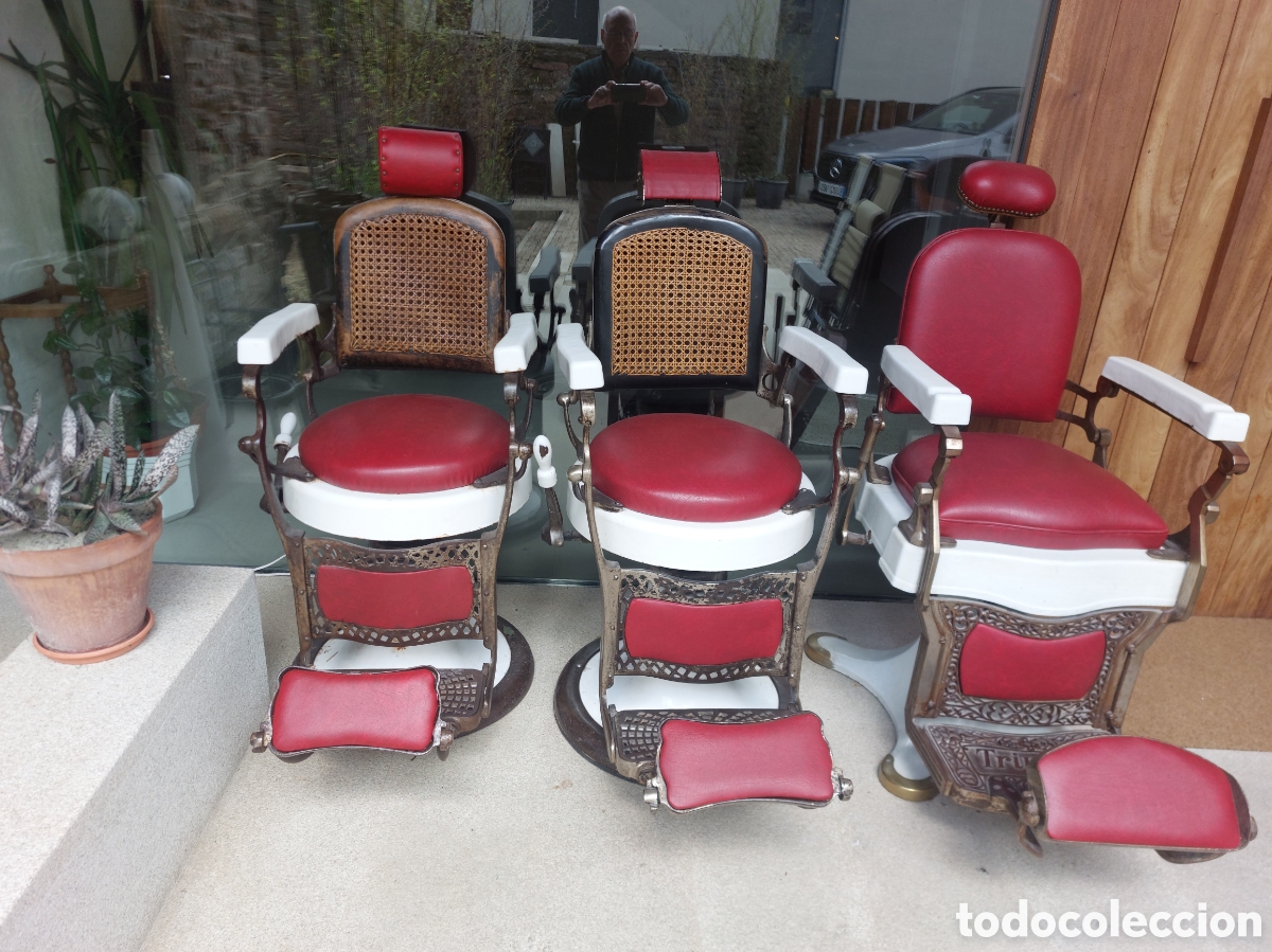 Antig&uuml;edades: Antiguos sillones de barbero