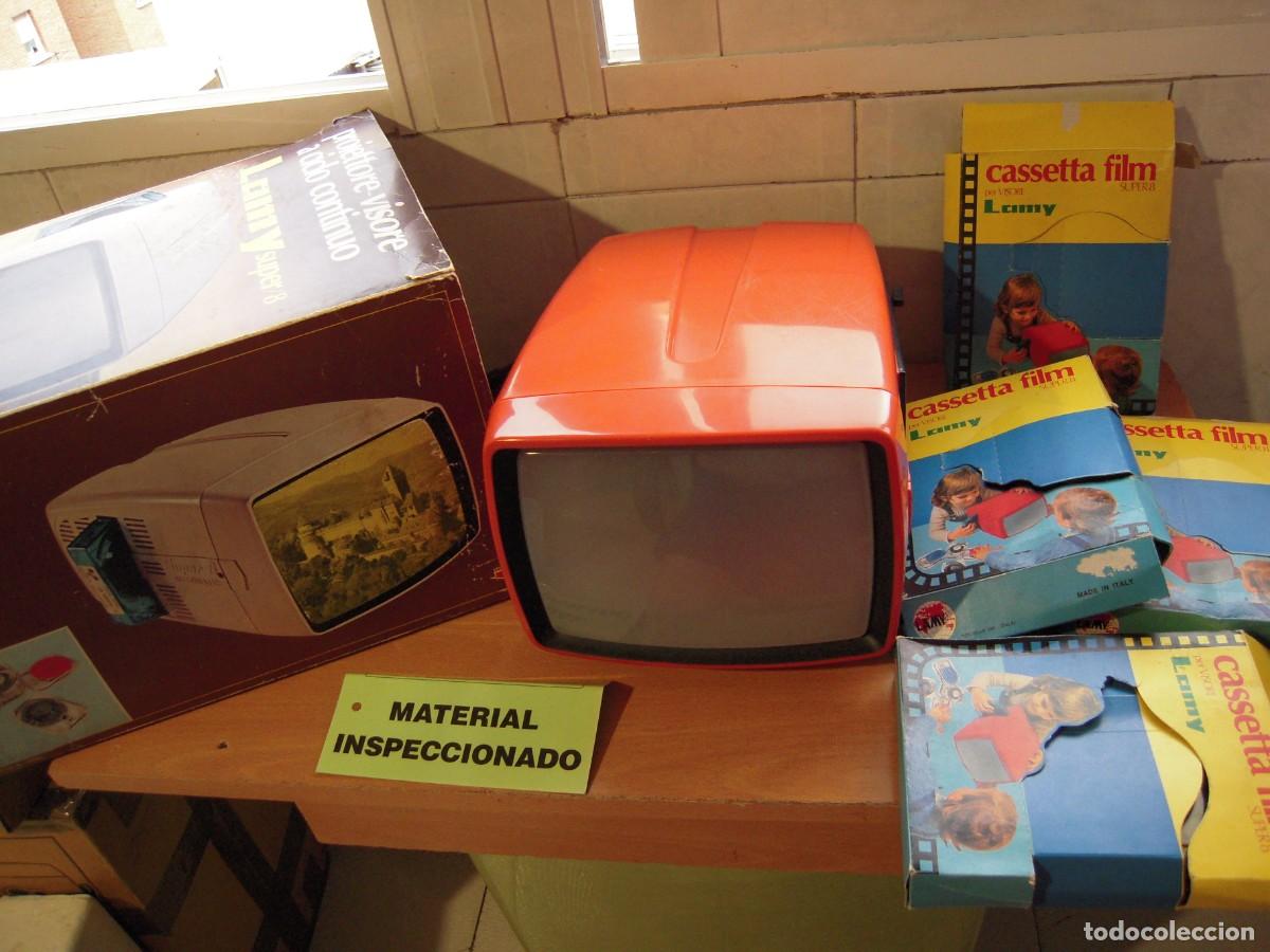 Antig&uuml;edades: &rdquo;Lamy&rdquo; VISOR PROYECTOR de Peliculas de Cine Super8. Funcionando + 4 cartuchos