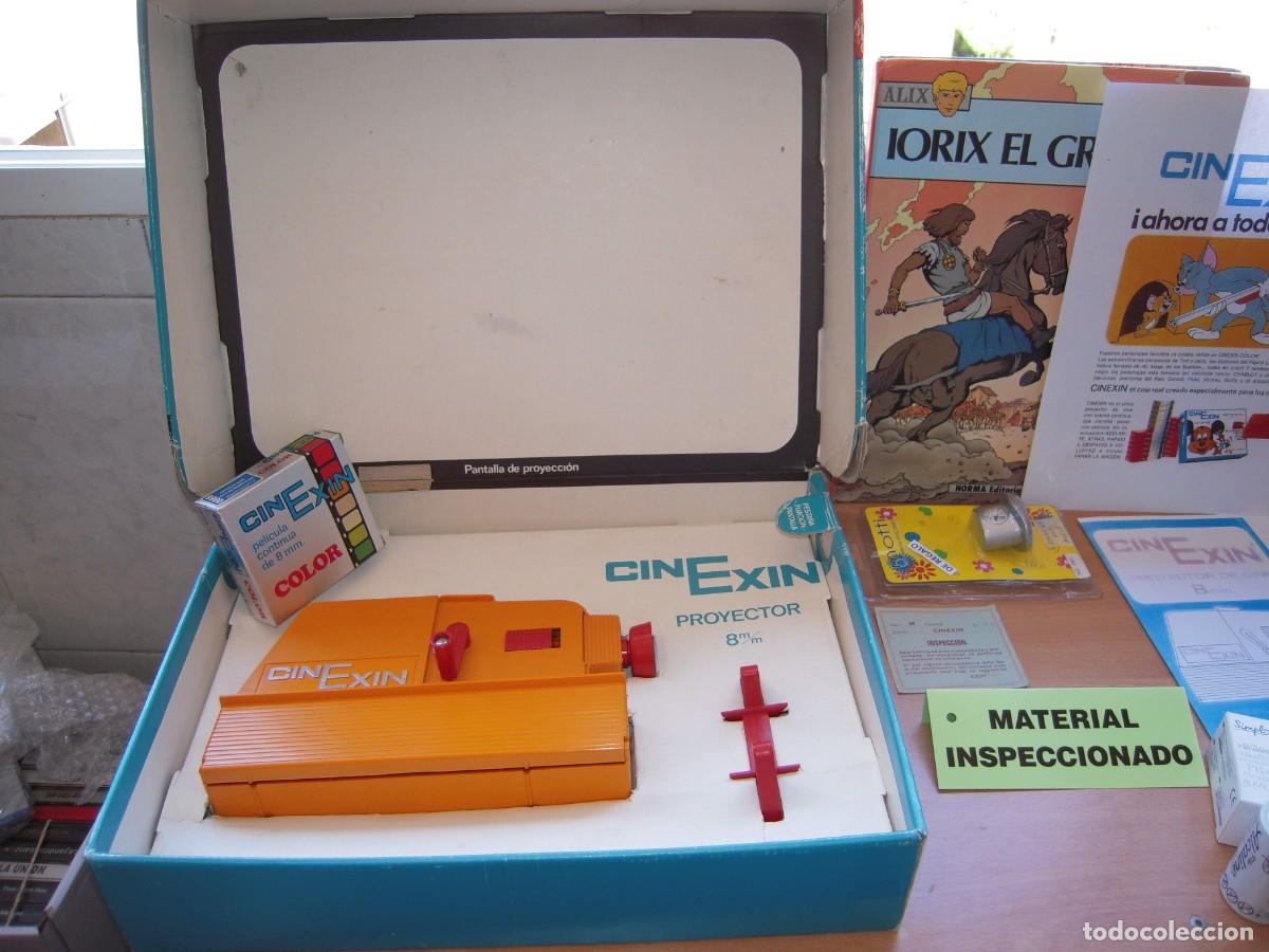 Antig&uuml;edades: CINEXIN,EL CINE SIN FIN Proyector de 8mm Juguete de 1973 Funcionando + Regalo!