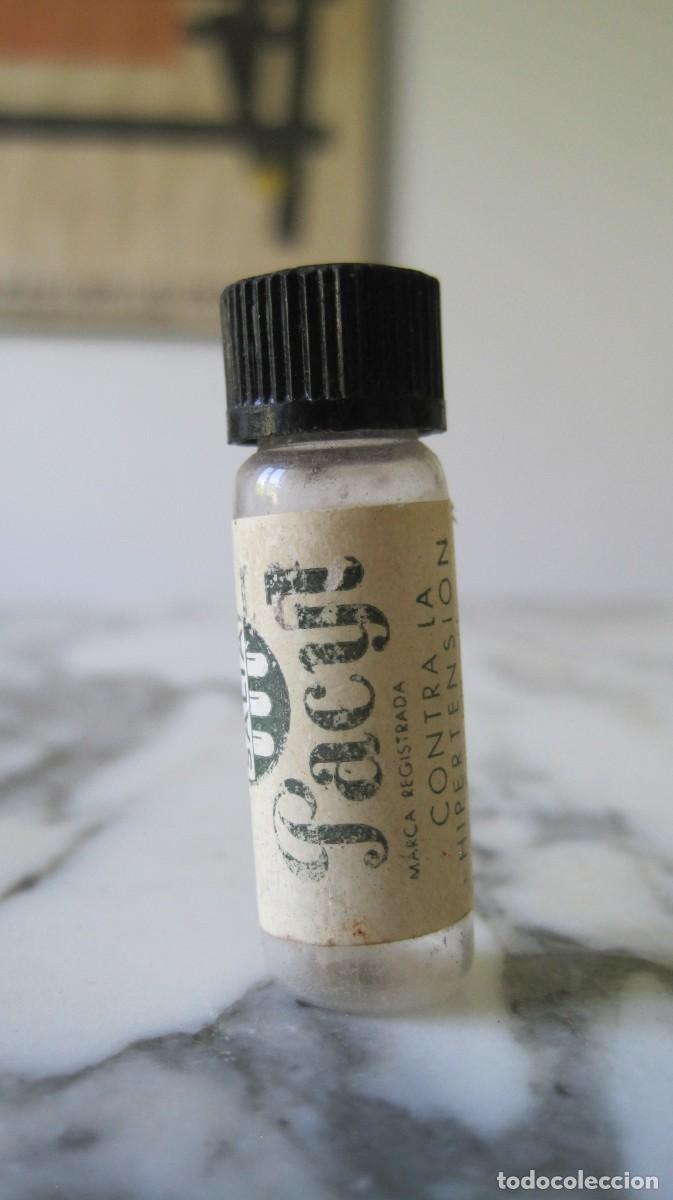 Antig&uuml;edades: PEQUE&Ntilde;O FRASCO DE MECAMENTO - PACYL - SALIA - BOTE DE CRISTAL