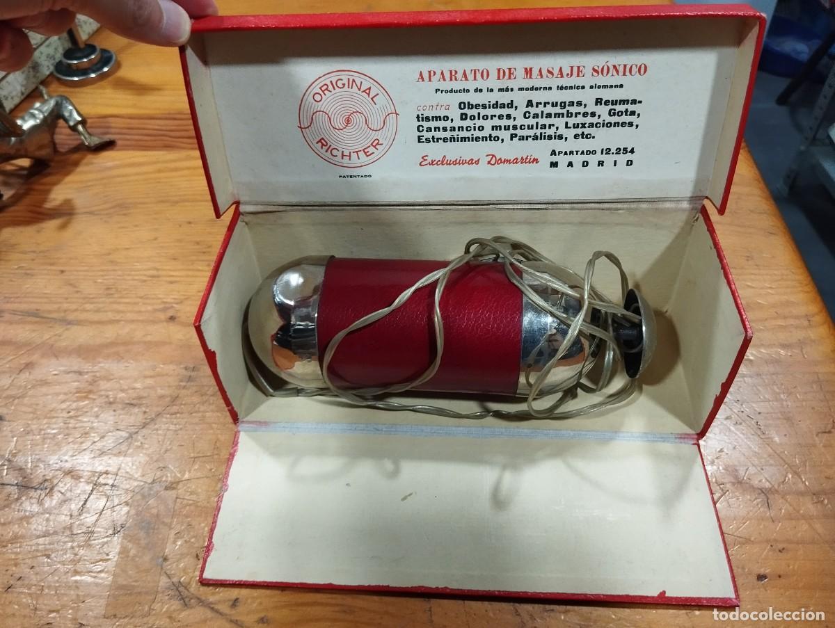 Antig&uuml;edades: APARATO DE MASAJE SONICO EN CAJA ORIGINAL.