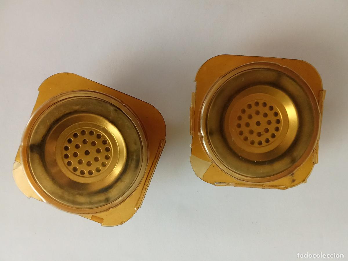Tel&eacute;fonos: Dos auriculares micro tel&eacute;fono antiguo Siemens envase original