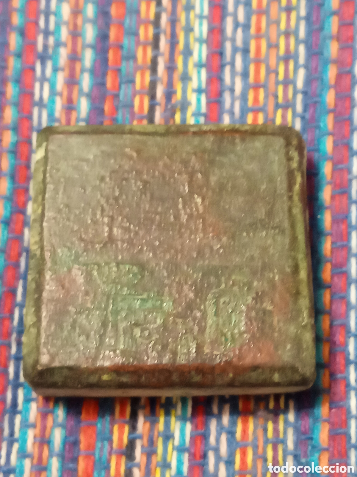 Antiquit&eacute;s: PESA PONDERAL IMPERIO BIZANTINO ( SIGLO V-X D.C.) PESO: 52 GRAMOS UNCIA