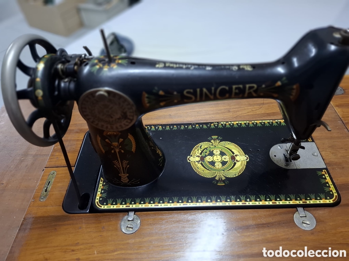 Antig&uuml;edades: M&aacute;quina de coser Singer de 1887 - Foto 2