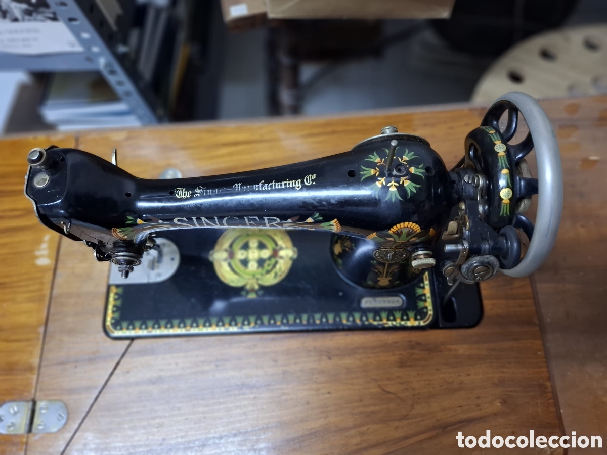Antig&uuml;edades: M&aacute;quina de coser Singer de 1887 - Foto 3