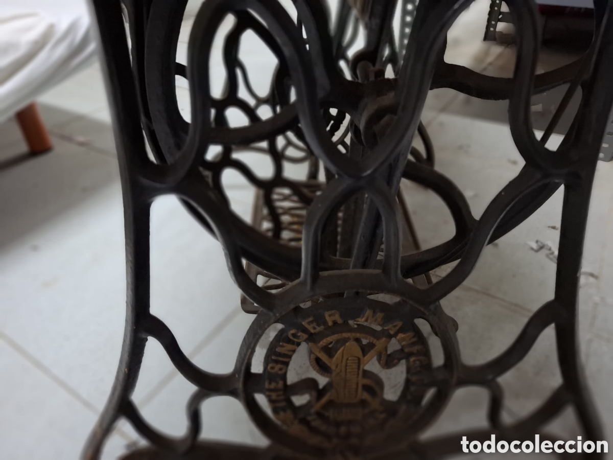 Antig&uuml;edades: M&aacute;quina de coser Singer de 1887 - Foto 8