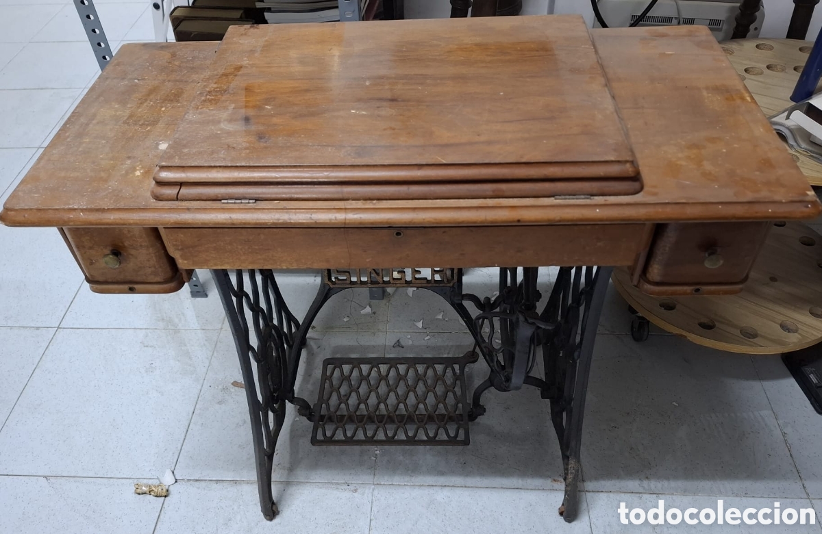 Antig&uuml;edades: M&aacute;quina de coser Singer de 1887 - Foto 10