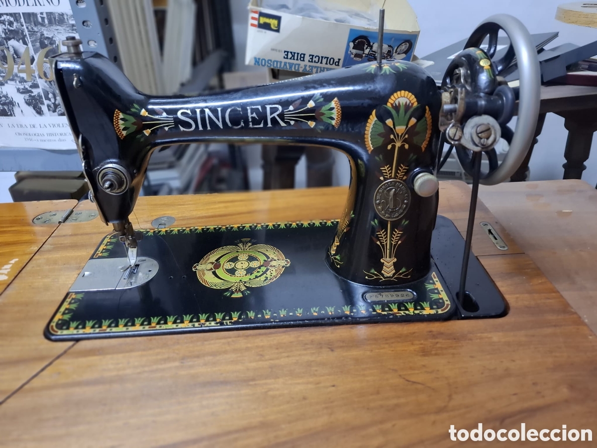 Antig&uuml;edades: M&aacute;quina de coser Singer de 1887 - Foto 1