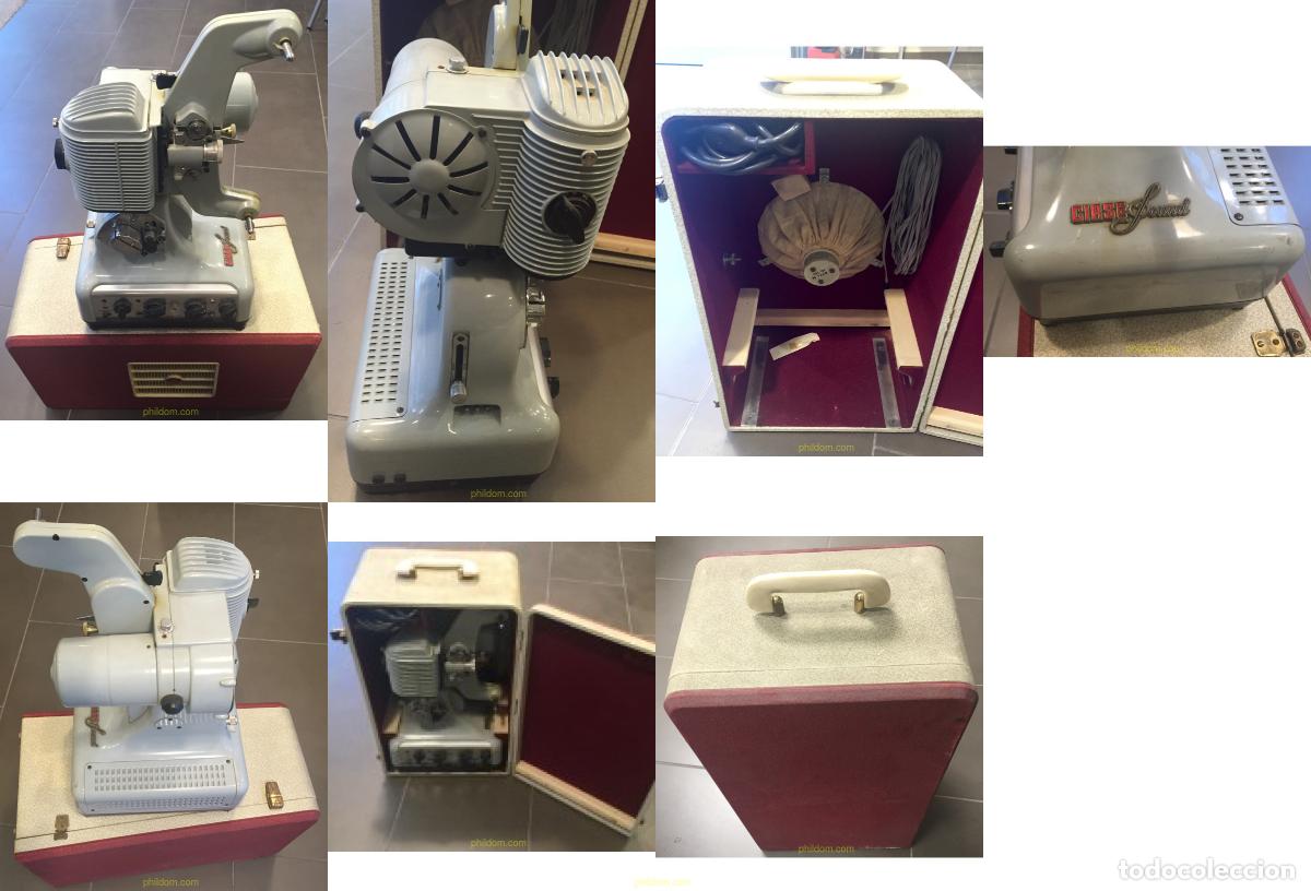 Antiquit&eacute;s: PROYECTOR CINE CIRSE SOUND SUPER 8 MM ALTAVOZ