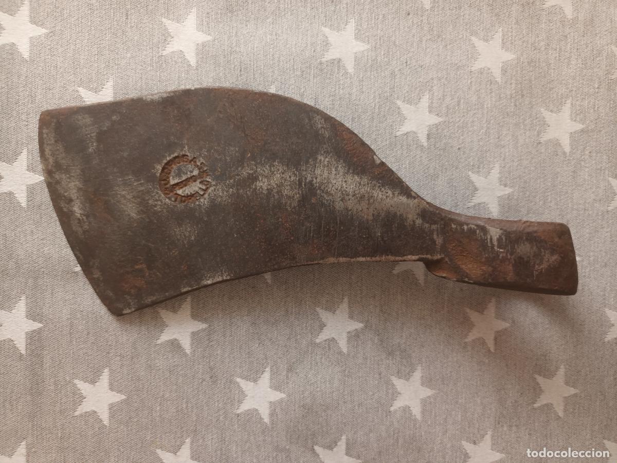 Antig&uuml;edades: HACHA DESTRAL ANTIGUA MARCA ARTESANO J BROSAS SAN PEDRO DE TORELLO. SANT PERE.