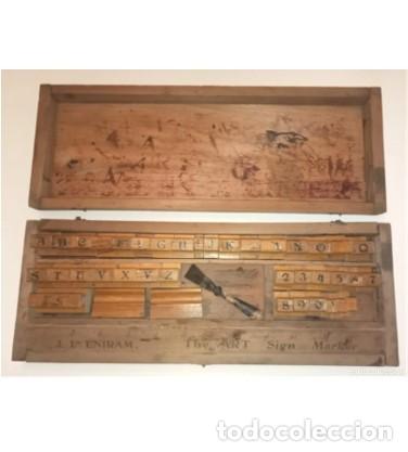 Antig&uuml;edades: IMPRENTILLA ANTIGUA en MADERA - Foto 1