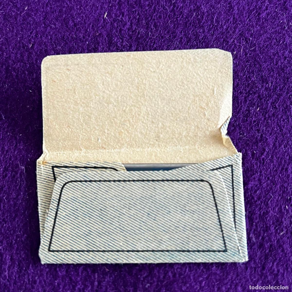 Antig&uuml;edades: FUNDA Y HOJA DE CUCHILLA DE AFEITAR. R BELINE. - Foto 2