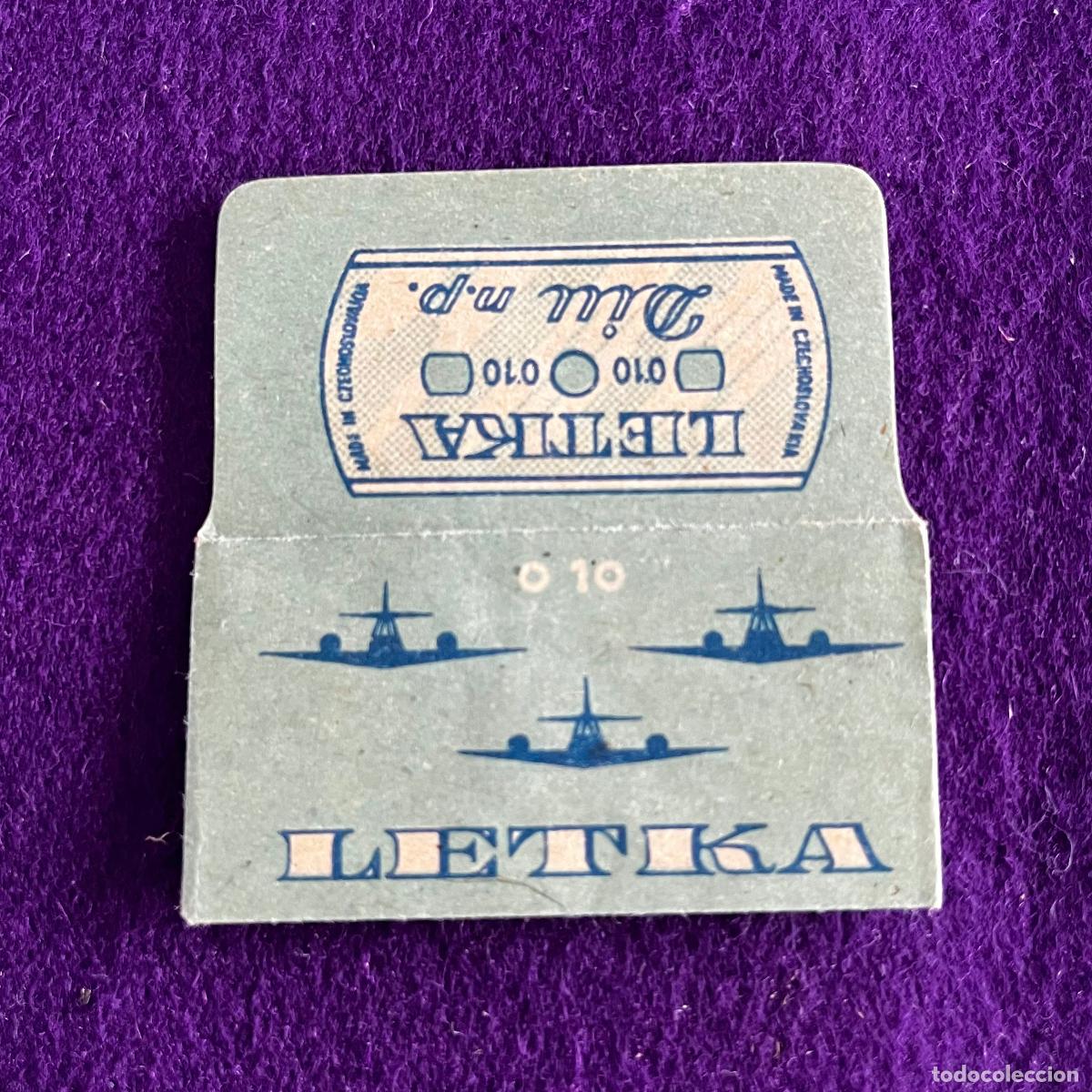 Antiquit&eacute;s: FUNDA DE HOJA DE CUCHILLA DE AFEITAR. LETKA.