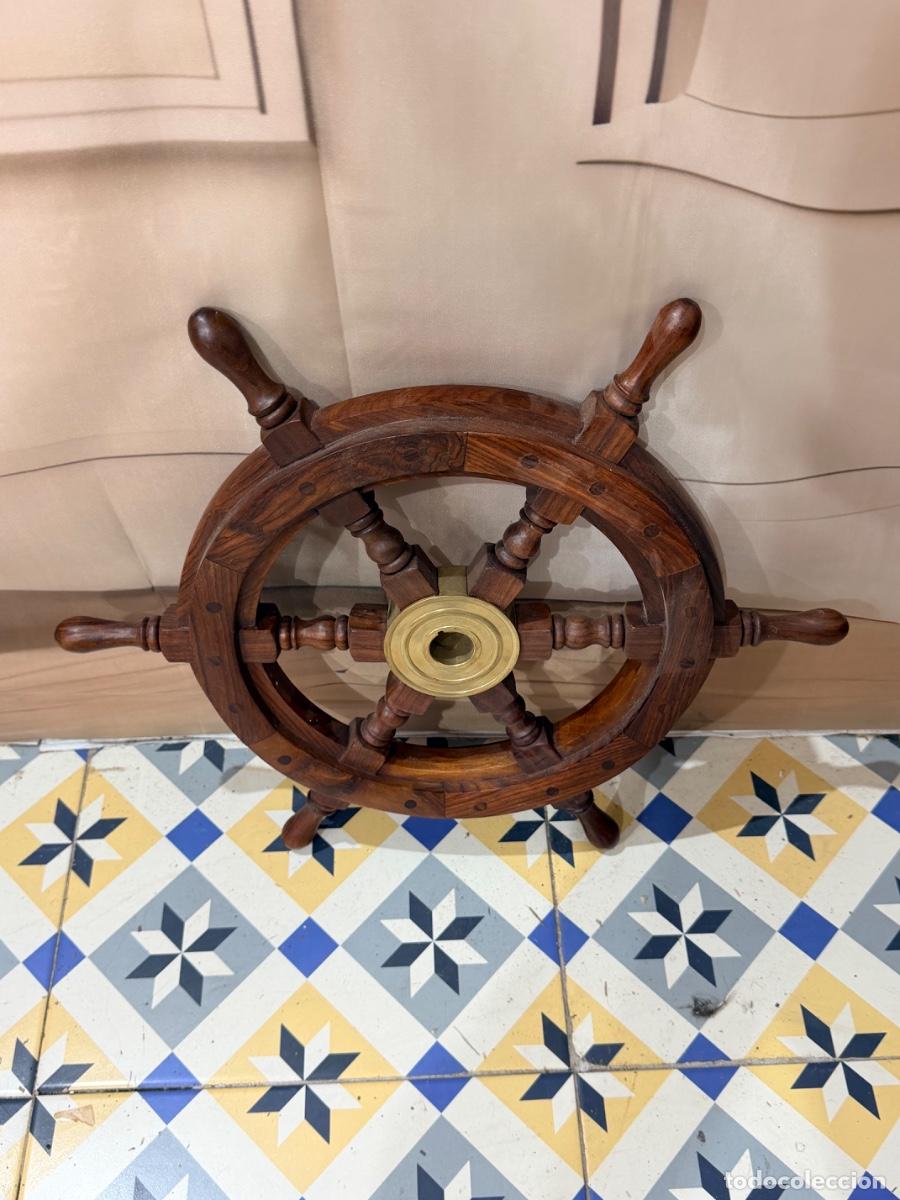 Antig&uuml;edades: Antigua pareja de timones de barco - Foto 8