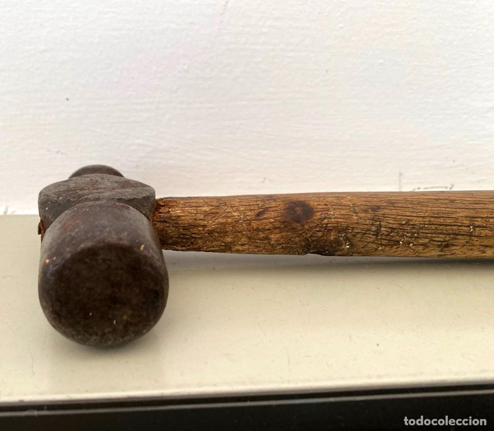 Antig&uuml;edades: MARTILLO ANTIGUO DE BOLA - Foto 5