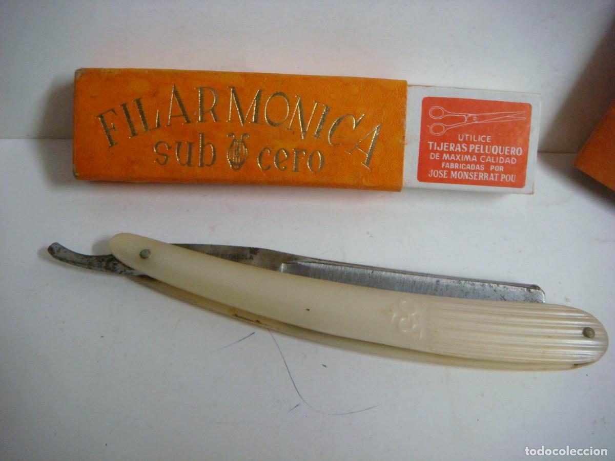 Antig&uuml;edades: NAVAJA DE PELUQUERO 14 MARCA JOSE MONSERRAT POU ESPA&Ntilde;A-CAJ-B- N&ordm;-101-(&)