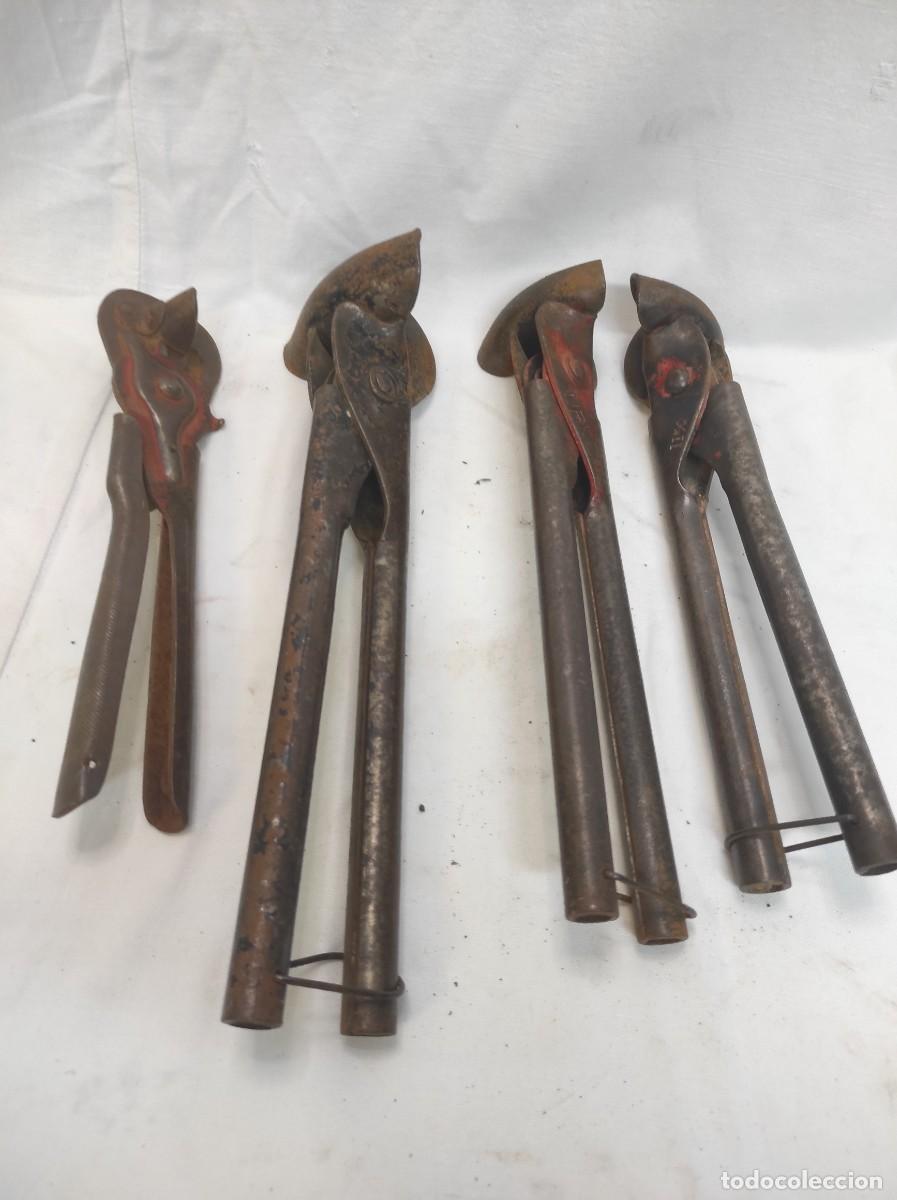 Antig&uuml;edades: Lote de tenazas para doblar tubos!