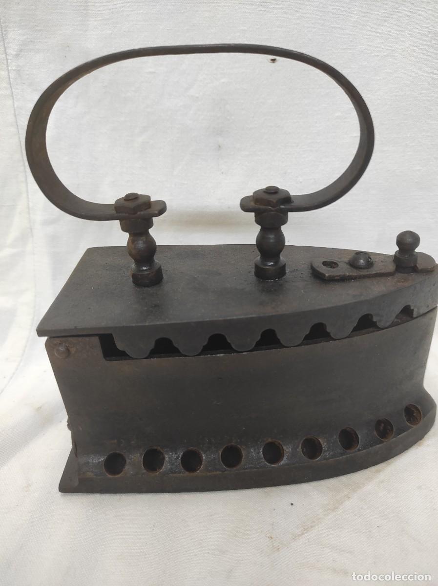 Antiques: Bonita plancha antigua de carb&oacute;n!