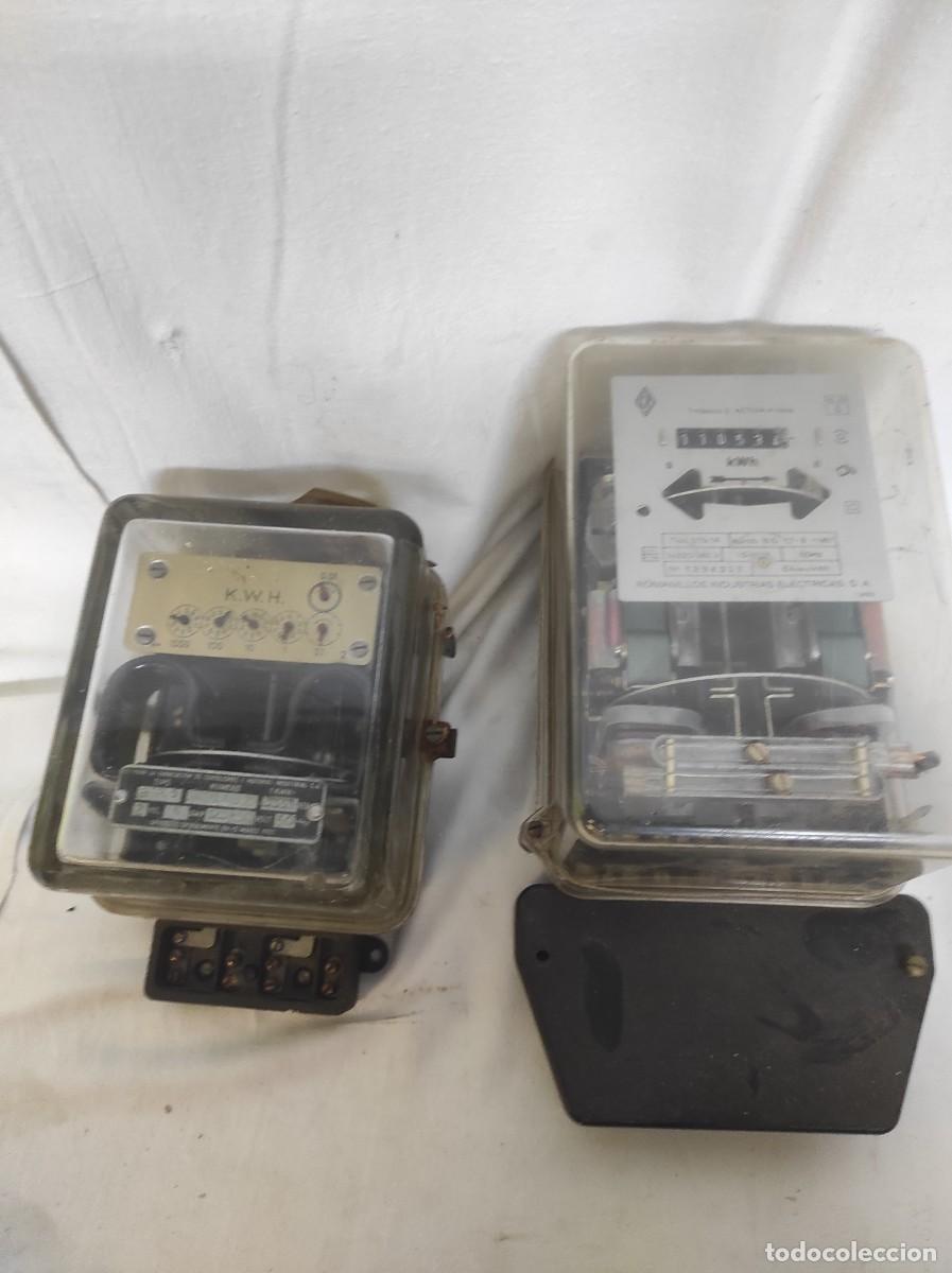 Antig&uuml;edades: Par de contadores de luz!