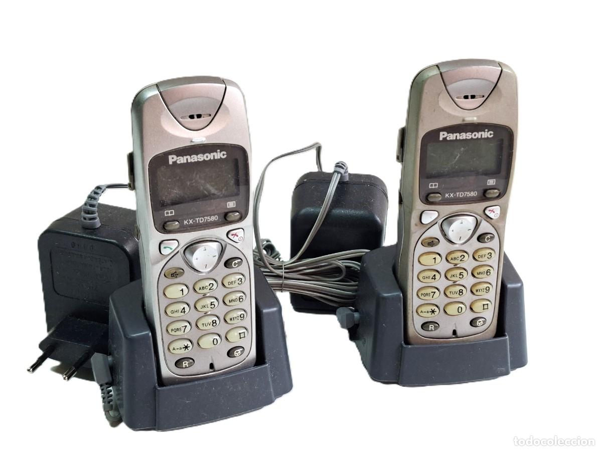 Tel&eacute;fonos: 2-Tel&eacute;fono Panasonic KX-TD7580 DECT - Foto 2