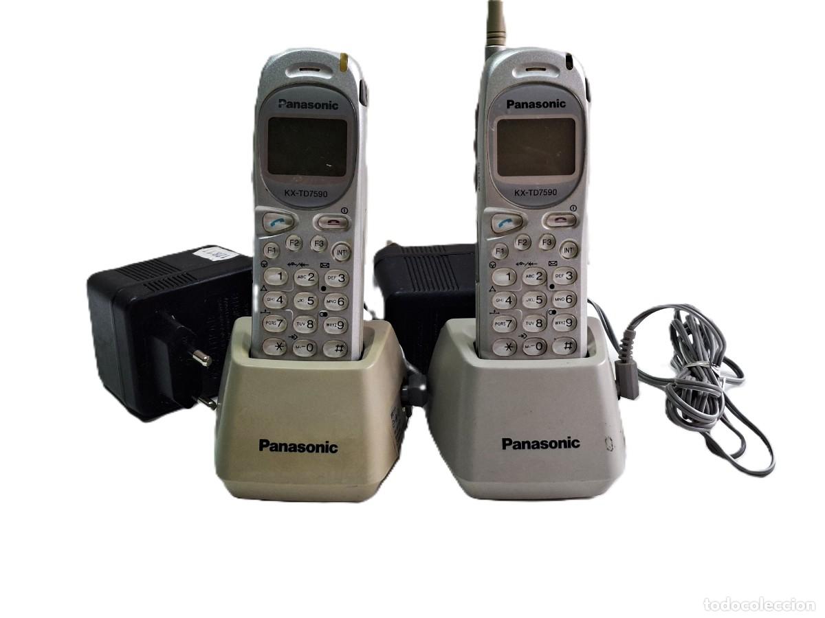 Tel&eacute;fonos: 2-Tel&eacute;fono Panasonic KX-TD7580 DECT - Foto 2