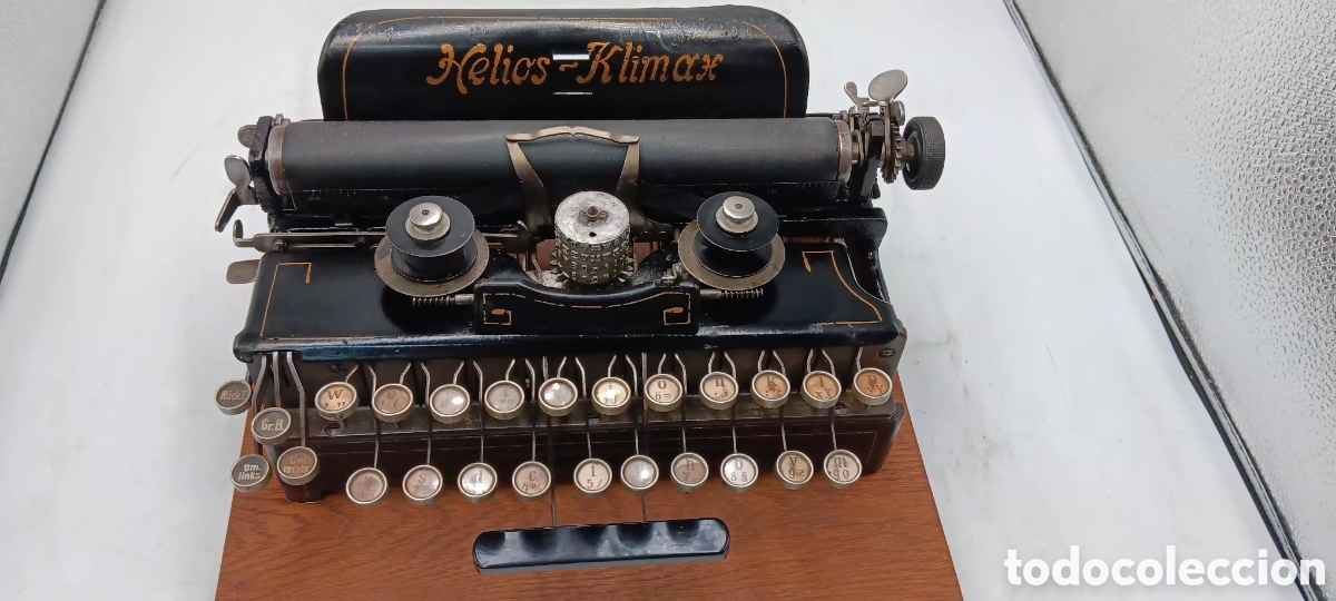 Antig&uuml;edades: M&aacute;quina de escribir Helios Klimax - Foto 2
