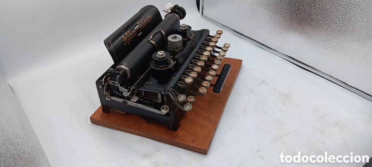 Antig&uuml;edades: M&aacute;quina de escribir Helios Klimax - Foto 3
