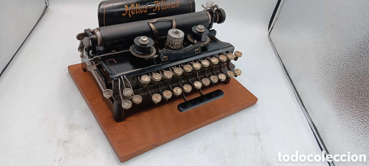 Antig&uuml;edades: M&aacute;quina de escribir Helios Klimax - Foto 4