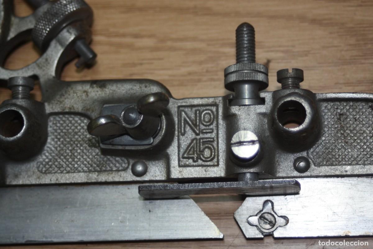 Antig&uuml;edades: Cepillo multifunci&oacute;n Stanley n&ordm;45. - Foto 3