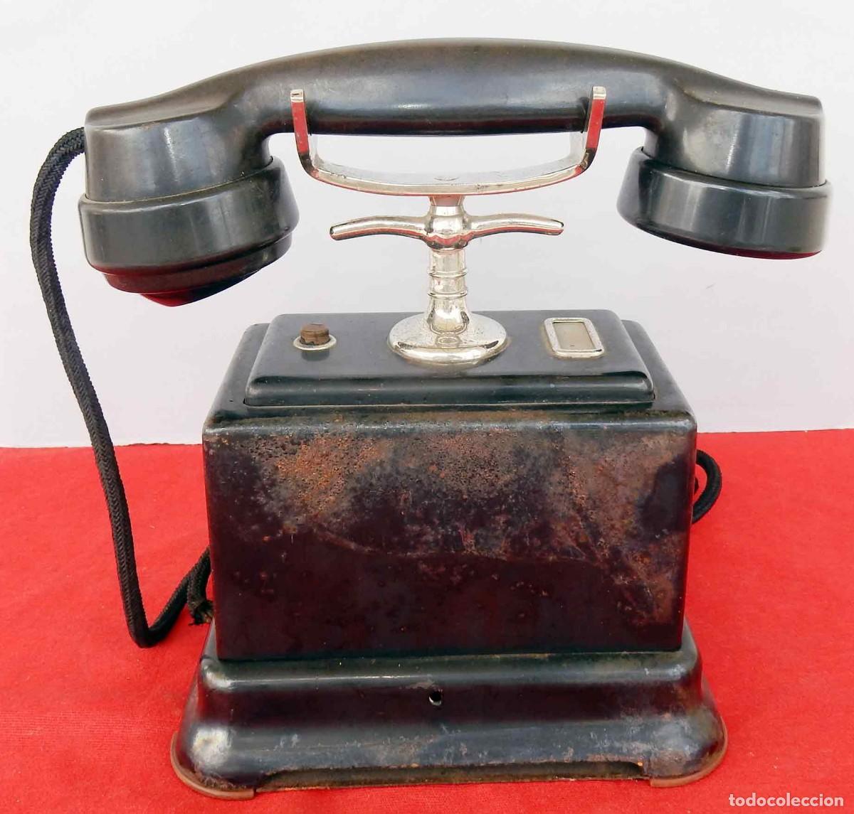 Tel&eacute;fonos: Tel&eacute;fono antiguo de consola - a&ntilde;os 1940