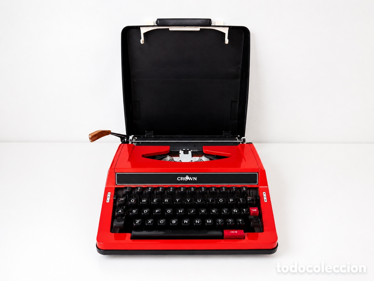 Antiquit&auml;ten: M&aacute;quina de escribir Crown Jap&oacute;n 1973