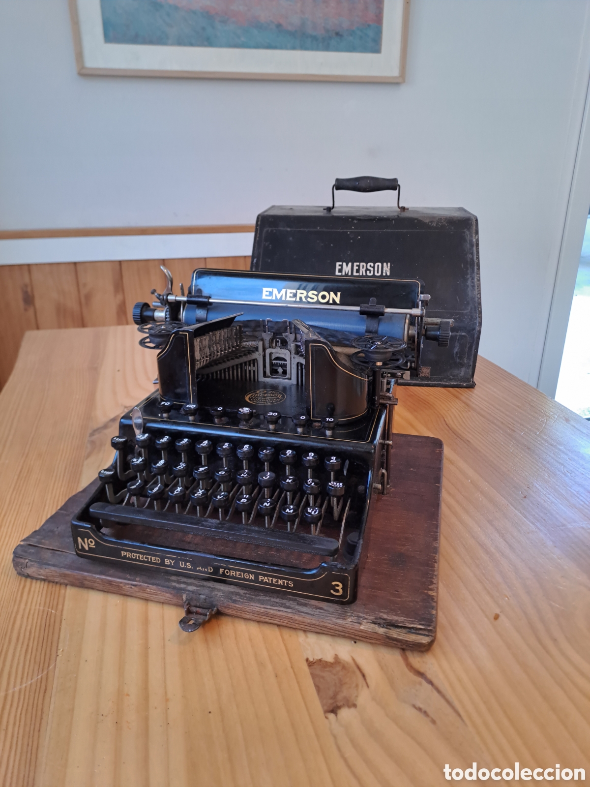 Antiques: M&aacute;quina de Escribir Emerson 3